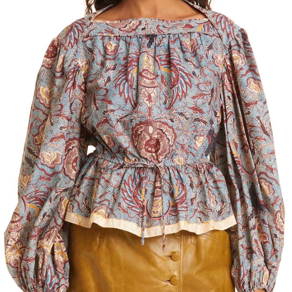 Mireya Blouse Peplum Color: Ether
Ulla Johnson worn once size 4